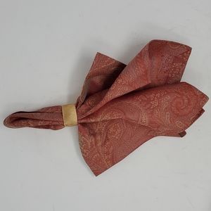 Pottery Barn Paisley Napkins 4